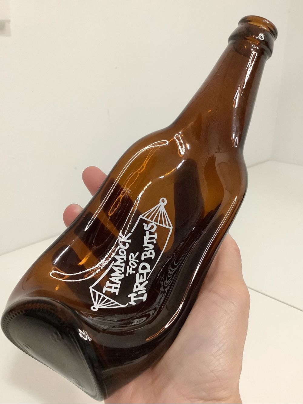 💝 3 For $50 🥳 Vintage Slumped Flattened Beer Bottle Ashtray Dish